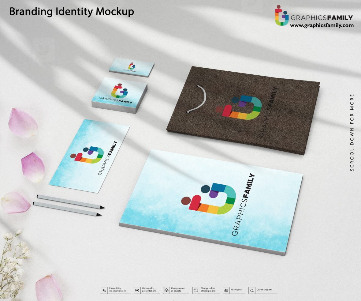فایل ماکت هویت برند با کیفیت بالا - High-Quality Branding Identity Mockup
