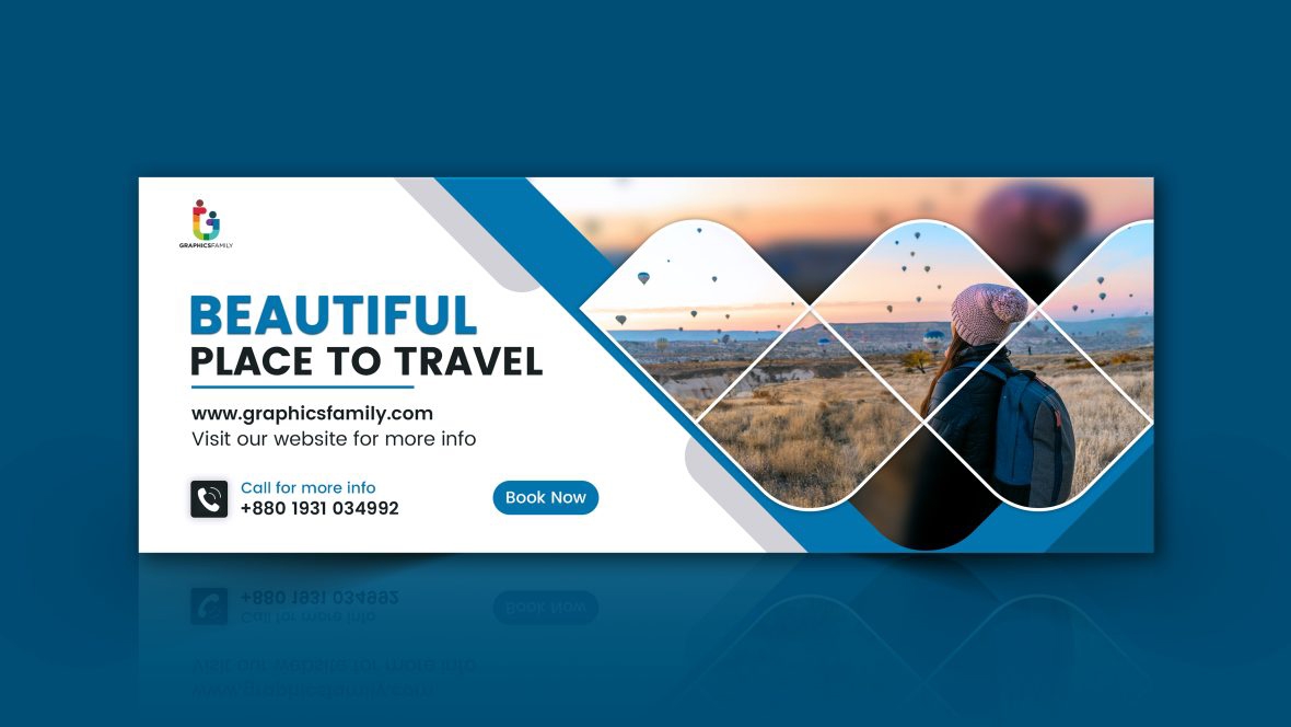 فایل الگوی عکس با کیفیت بالا برای طراحی جلد فیسبوک - High-Quality Facebook Cover Design Photo Template