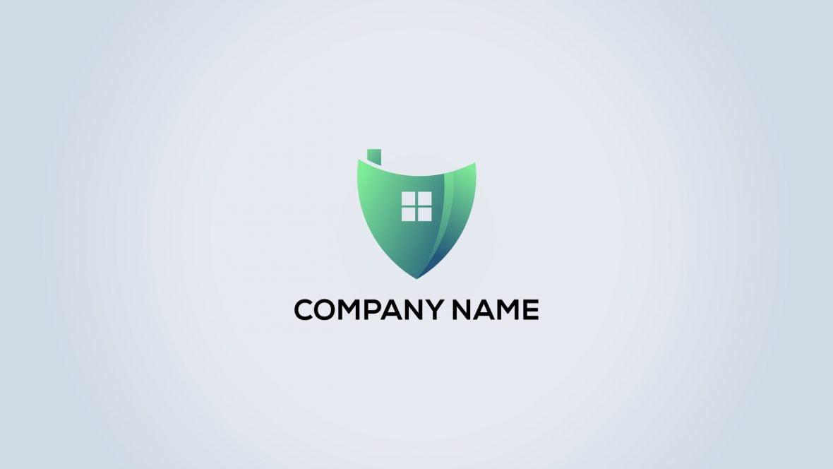 فایل وکتور لوگو امنیت - Home Protection Security Logo Vector