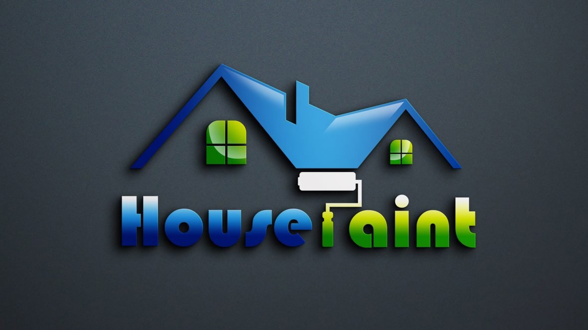 فایل وکتور لوگو نقاشی - House Painting Logo Vector