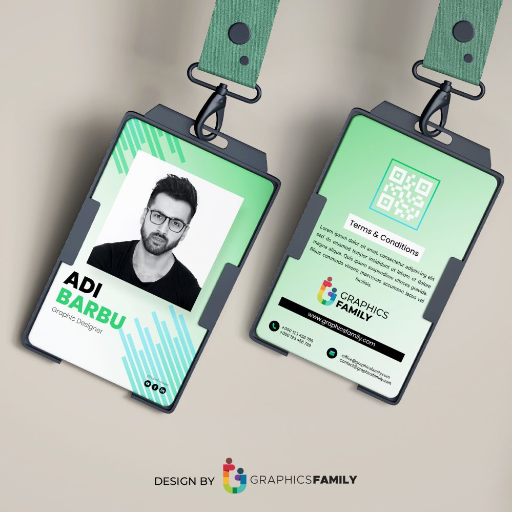 فایل الگوی اطلاعات کارمند کارت شناسایی - Id Card Employee Information Template