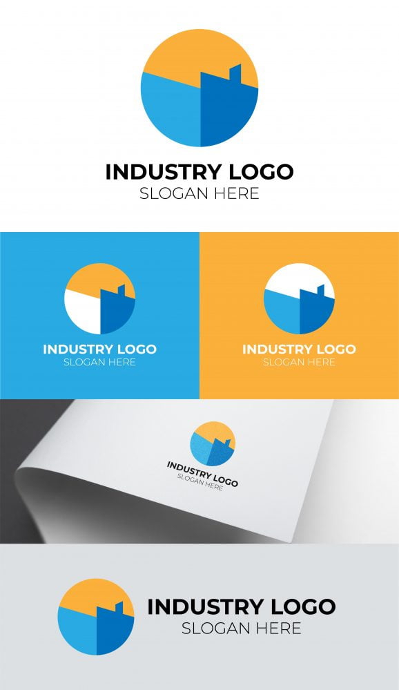 فایل طراحی لوگو صنعتی - Industry Logo Design