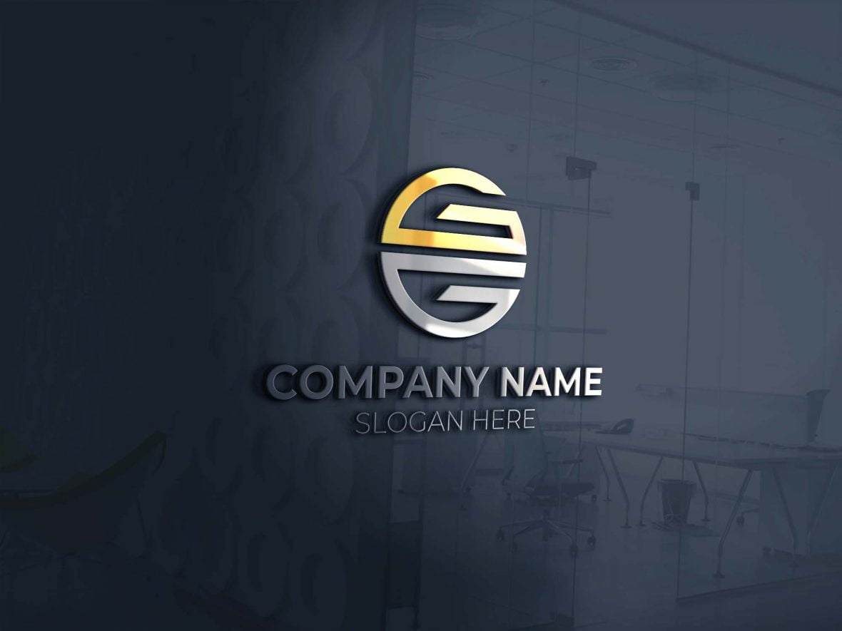 فایل دانلود علامت حرف GG اولیه - Initial GG Letter Mark Download
