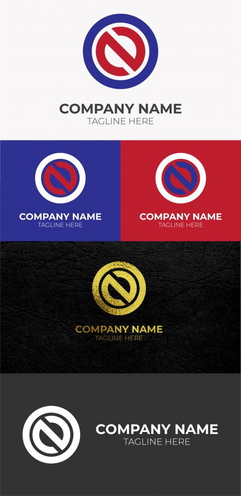 فایل دانلود لوگوی حرف ON با حروف اول اسم - Initial ON Letter Logo Donwload
