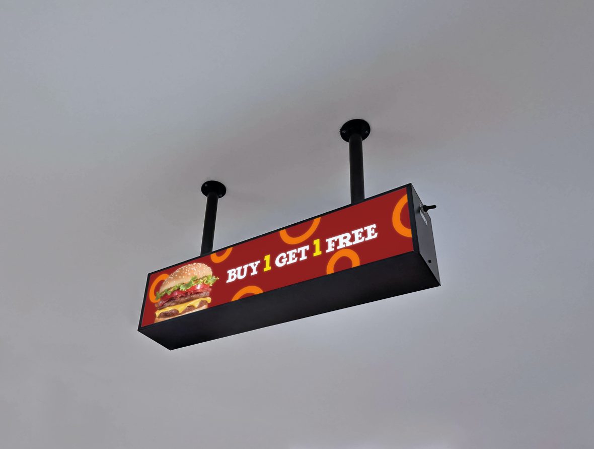 فایل بنر درخشان داخل فروشگاه - Inside Shop Glowing Banner