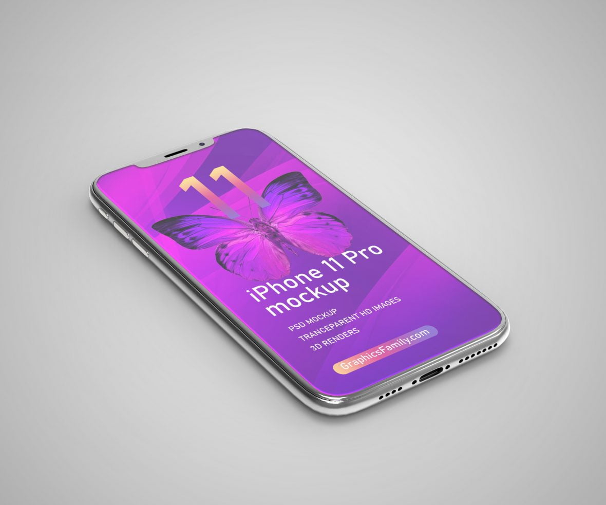 فایل ماکت گوشی آیفون ۱۱ پرو - iPhone 11 Pro Phone Mockup
