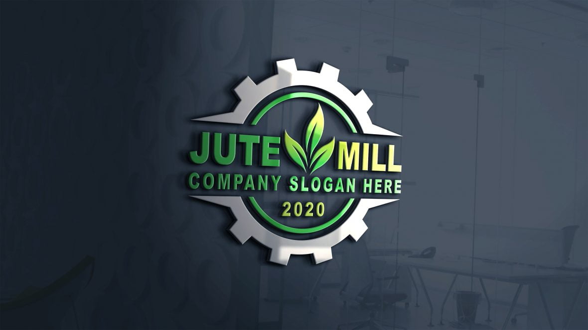 فایل الگوی لوگوی شرکت جوت - Jute Company Logo Template