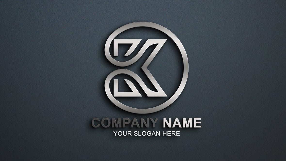 فایل طراحی لوگو با حرف K - K Letter Logo Design