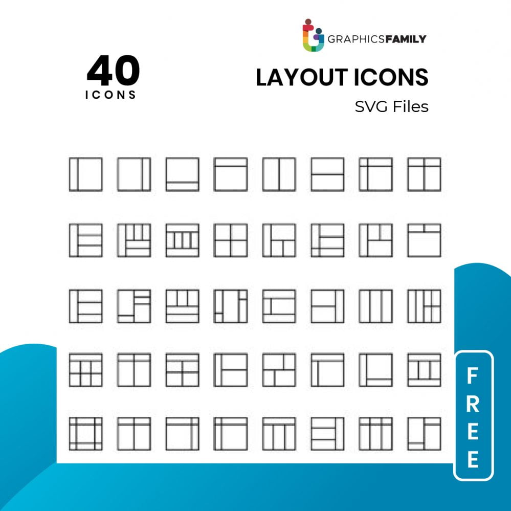 فایل آیکن‌های طرح‌بندی - Layout Icons