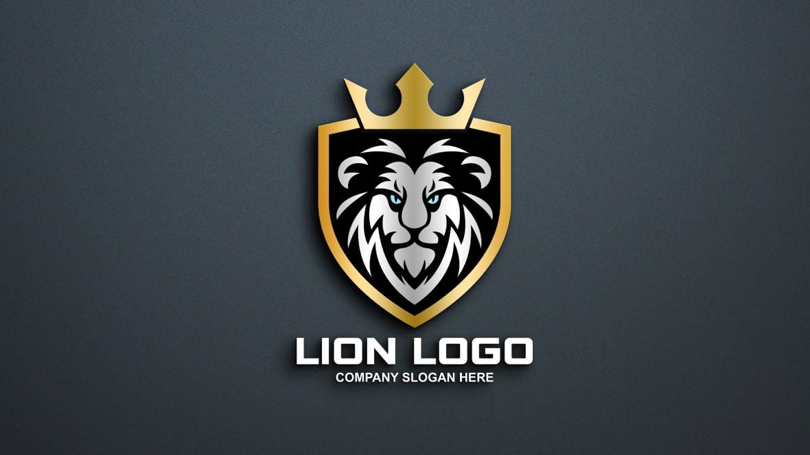 فایل الگوی لوگوی شیر - Lion Logo Template