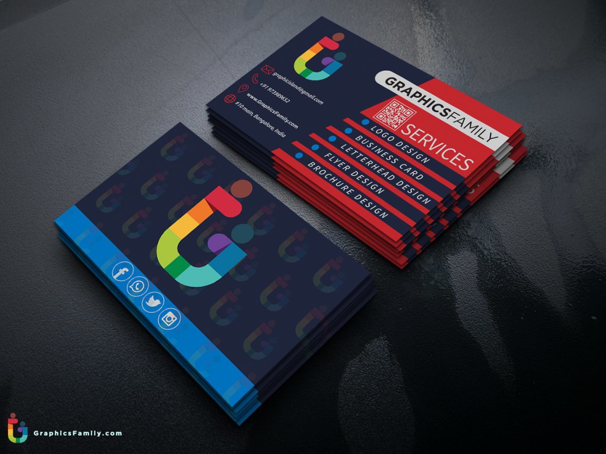 فایل الگوی کارت ویزیت استودیوی طراحی لوگو - Logo Design Studio Business Card Template