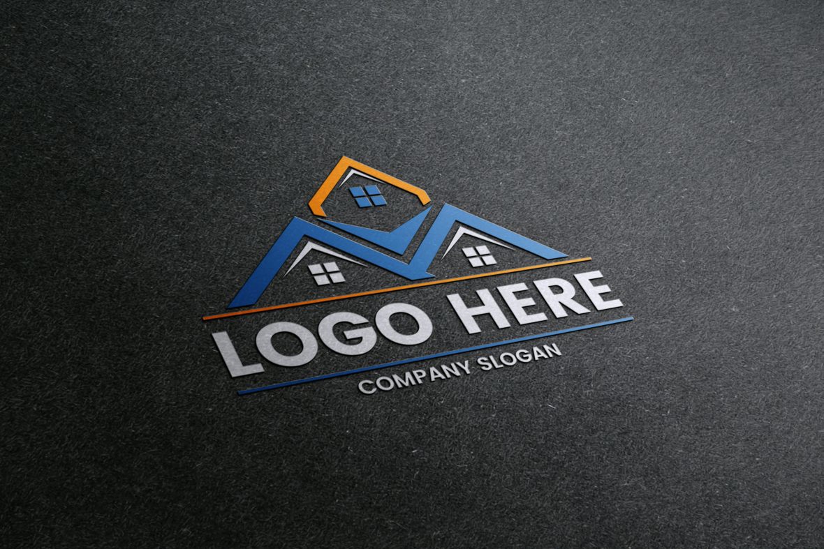 فایل ماکت لوگو روی پارچه مشکی - Logo mockup on a black fabric