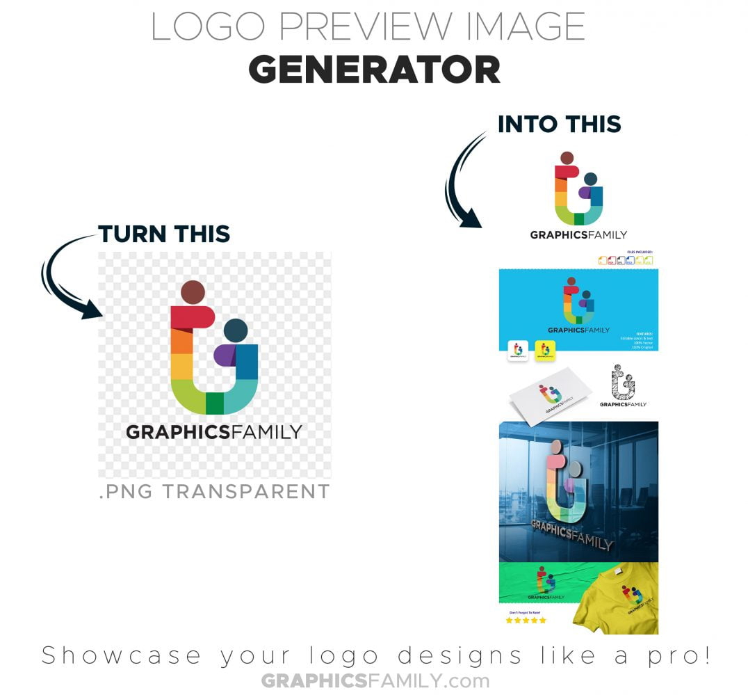 فایل تولیدکننده تصویر پیش‌نمایش لوگو - Logo Preview Image Generator