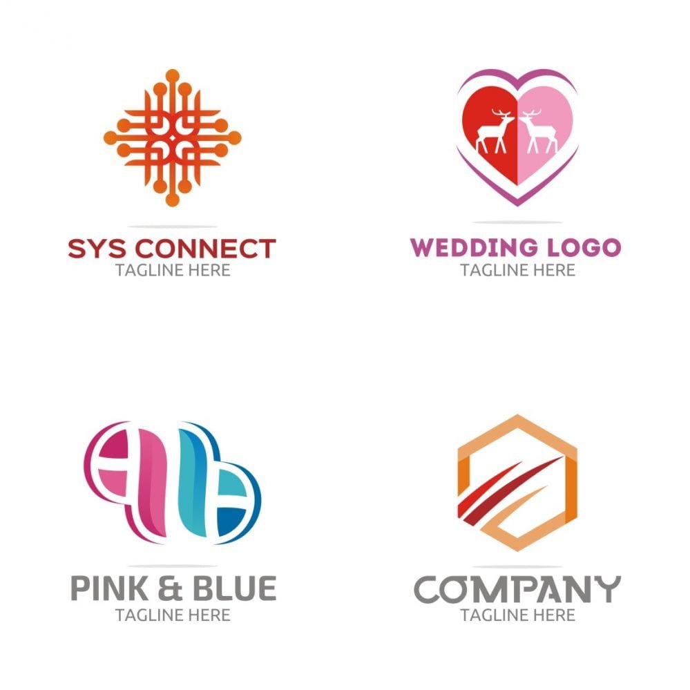 فایل مجموعه لوگو نسخه ۸ - Logo Set V.8