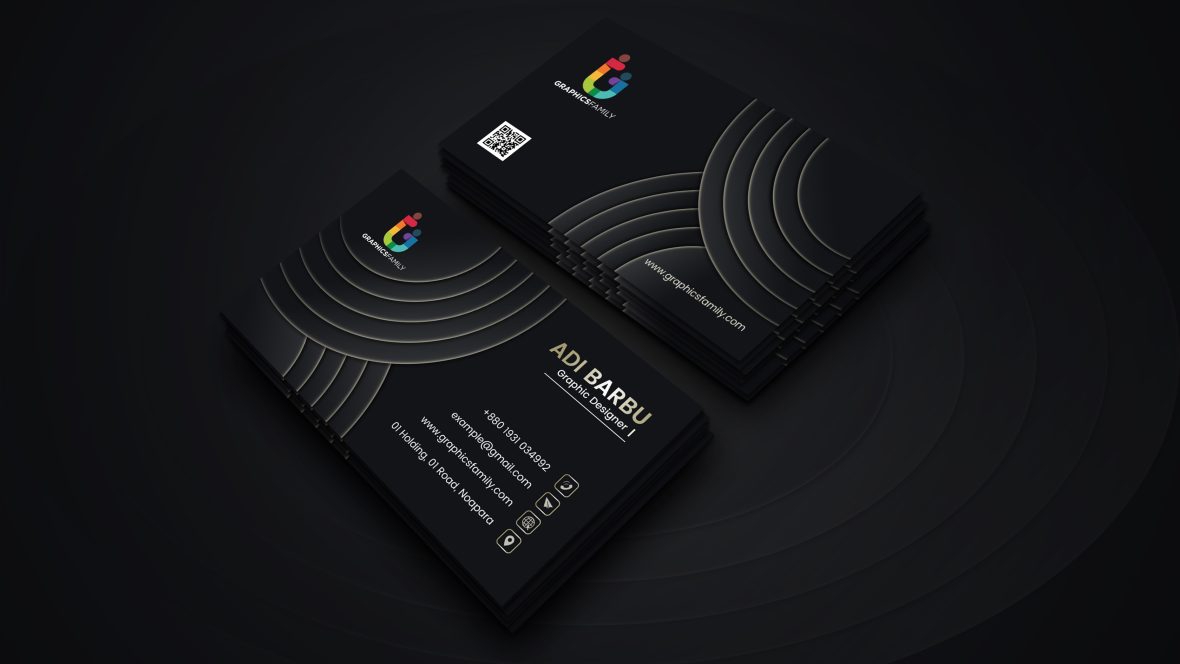 فایل کارت ویزیت لوکس وکتور طرح - Luxury Business Card Vector Art