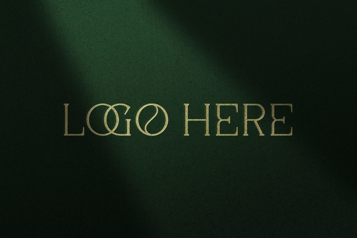 فایل موکاپ لوگو لوکس و برجسته - Luxury Debossed Logo Mockup