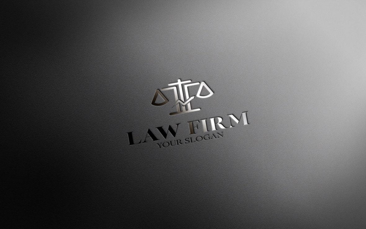 فایل مفهوم لوگوی شرکت حقوقی لوکس - Luxury Law Logo Concept