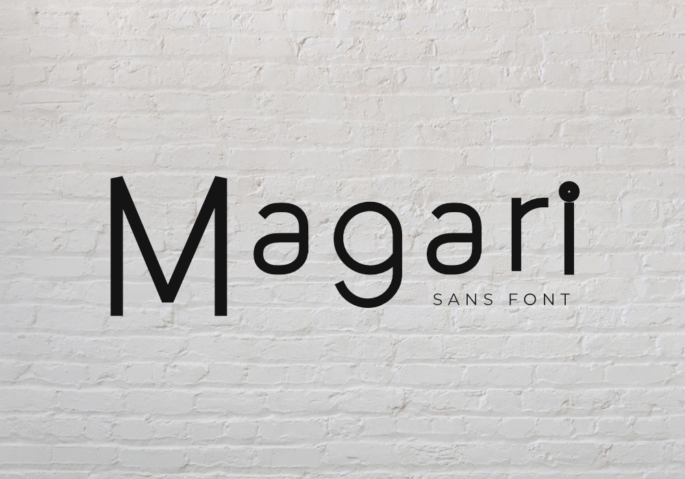 فایل خانواده فونت Magari - Magari Font Family