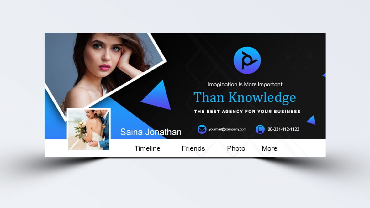 فایل طراحی جلد تایم‌لاین فیسبوک برای آژانس بازاریابی - Marketing Agency Facebook Timeline Cover Design