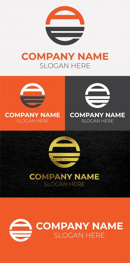 فایل لوگو مونوگرام حروف AE مدرن - Modern AE letter Mark Monogram logo
