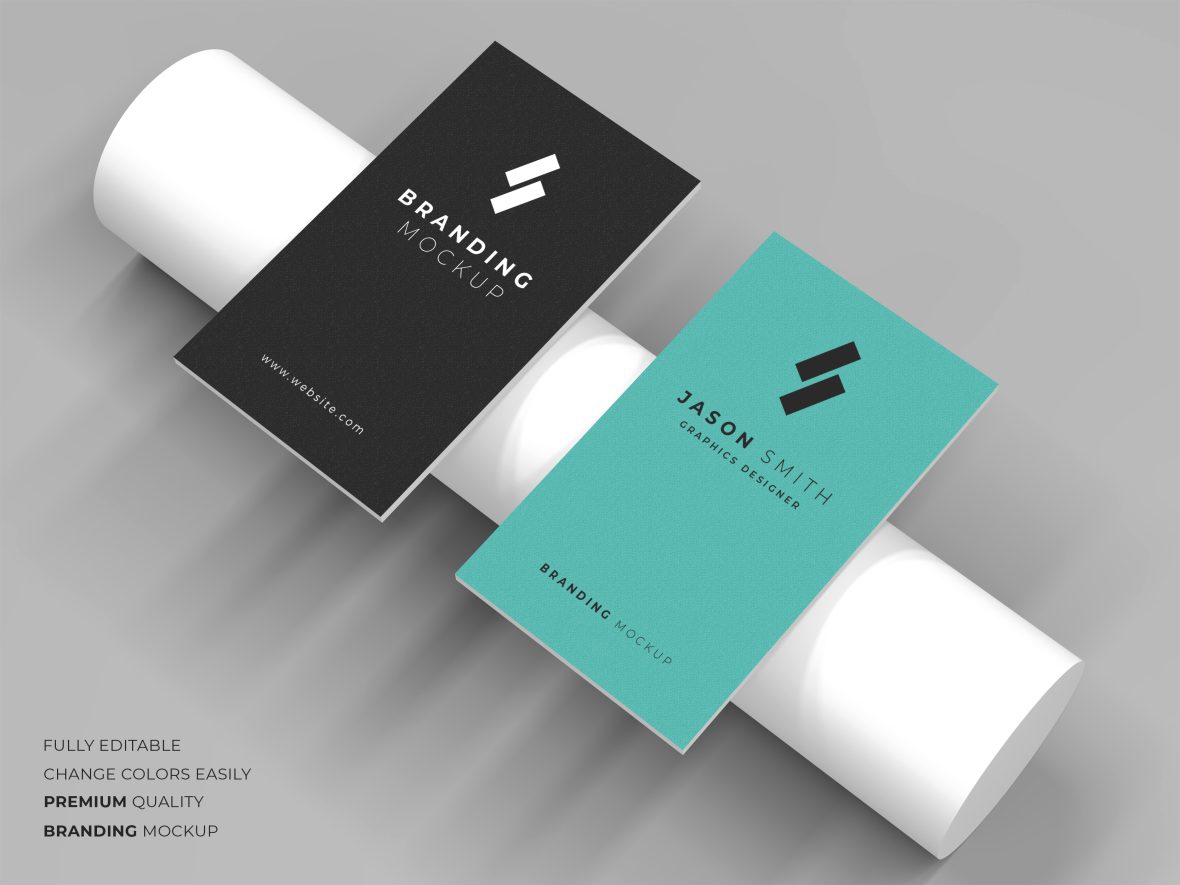 فایل موکاپ کارت ویزیت مدرن - Modern Business Card Mockup