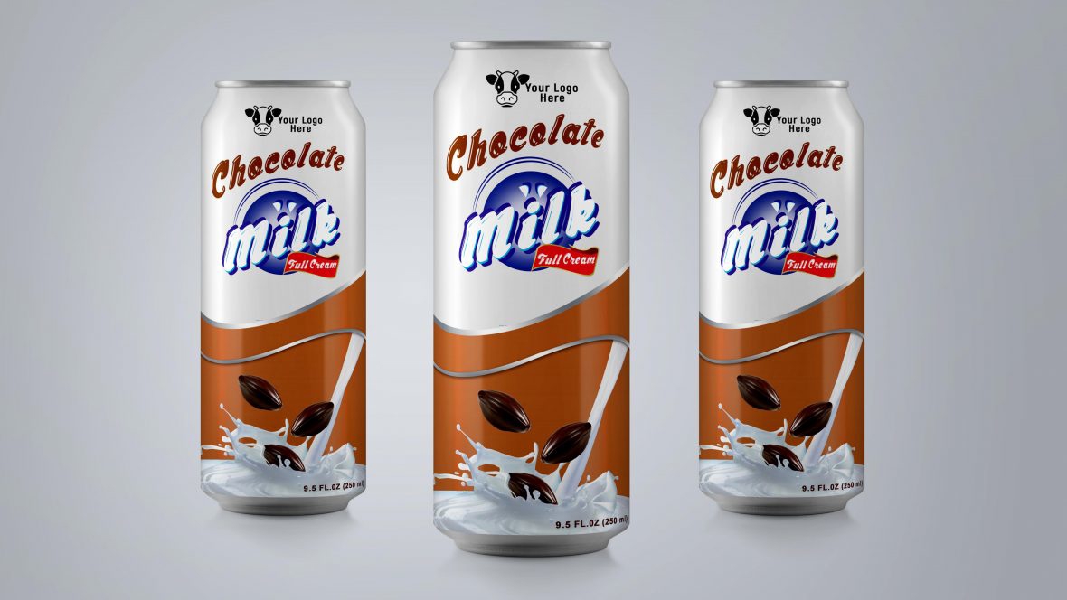فایل الگوی طراحی بسته بندی قوطی مدرن - Modern Can Packaging Design Template