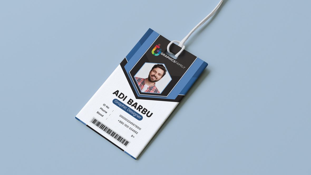 فایل الگوی کارت شناسایی کسب و کار مدرن شرکتی - Modern Corporate Business Identity Card Template