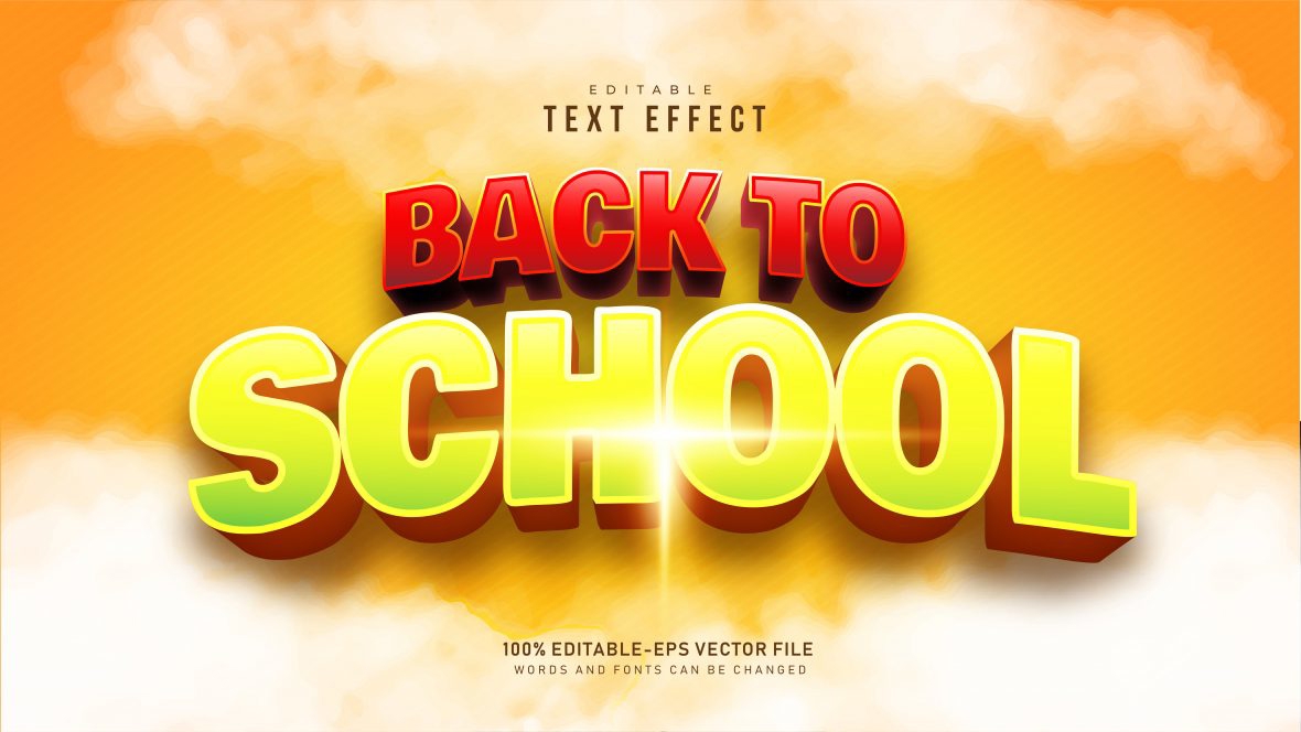 فایل افکت متن منحنی مدرن و ضخیم - Modern Curved Bold Text Effect
