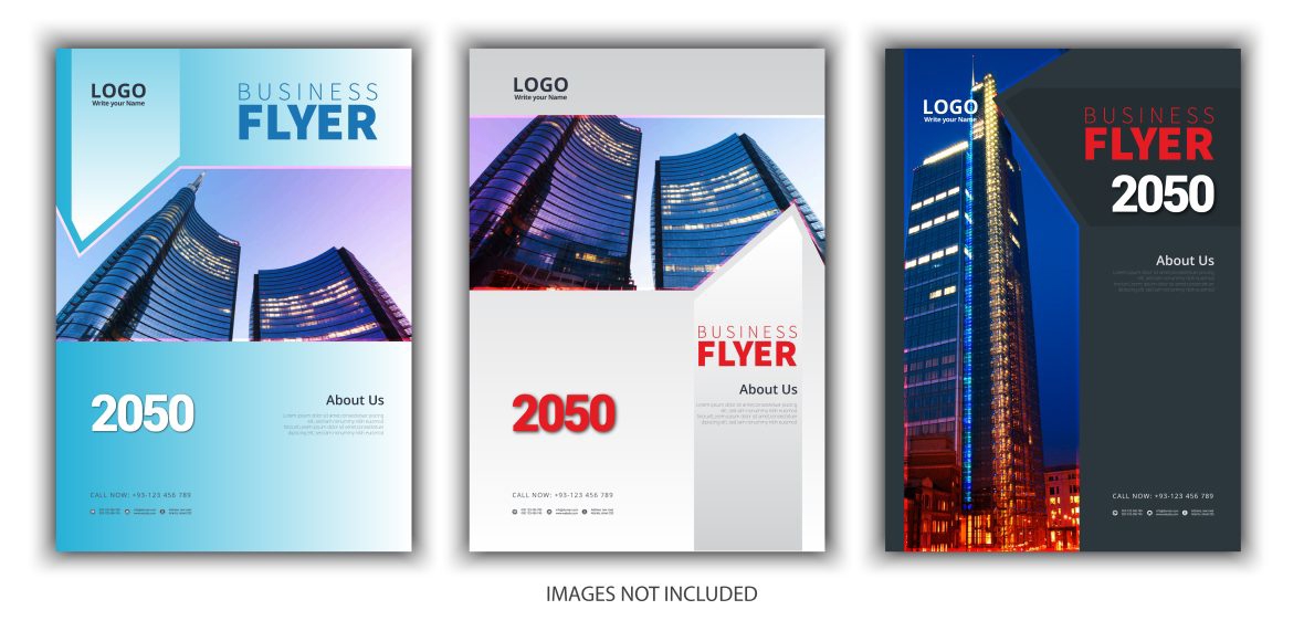 فایل الگوی بروشور مدرن برای املاک و مستغلات - Modern Flyer Template for Real Estate
