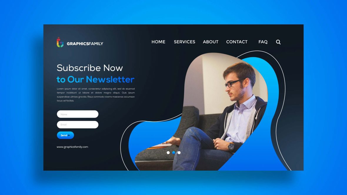 فایل الگوی صفحه فرود مدرن - Modern Landing Page Template
