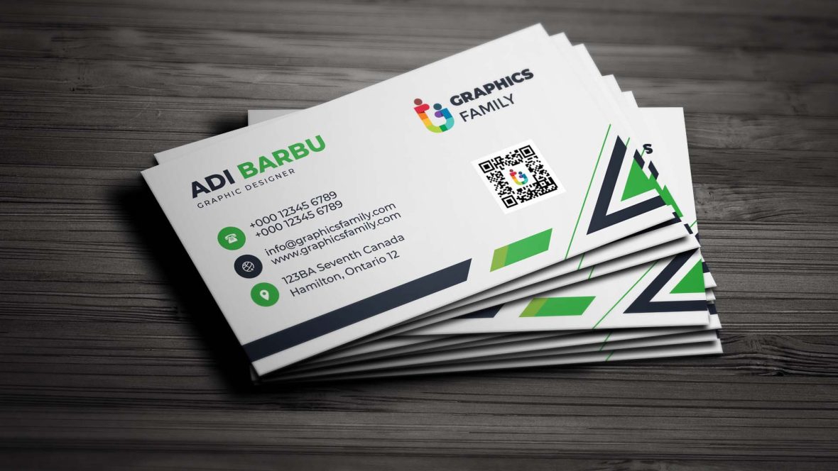 فایل طراحی قالب ایده کارت ویزیت مدرن سفید - Modern White Business Card Idea Template Design