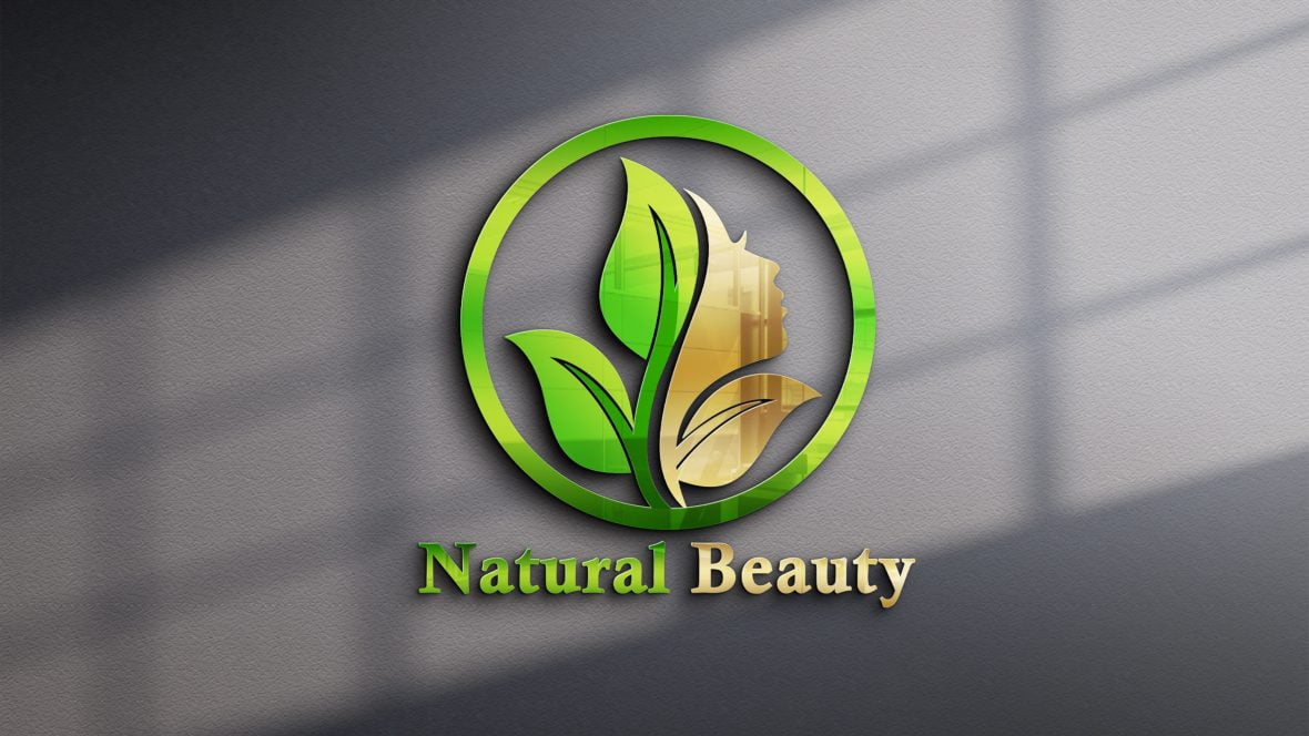فایل طراحی لوگو زیبایی طبیعی - Natural Beauty Logo Design