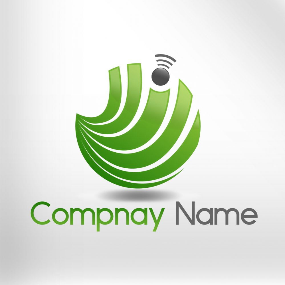 فایل لوگوی نمادین راهکارهای شبکه - Network Solution Iconic Logo