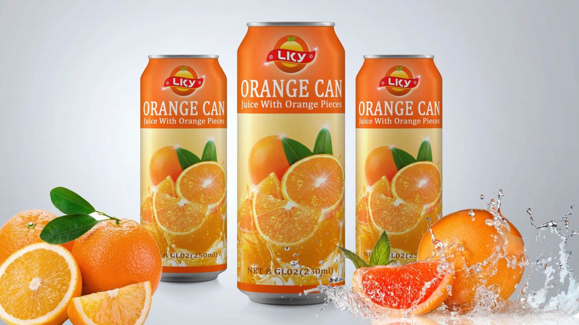 فایل قالب PSD طرح قوطی پرتقال - Orange Can Design Template Psd