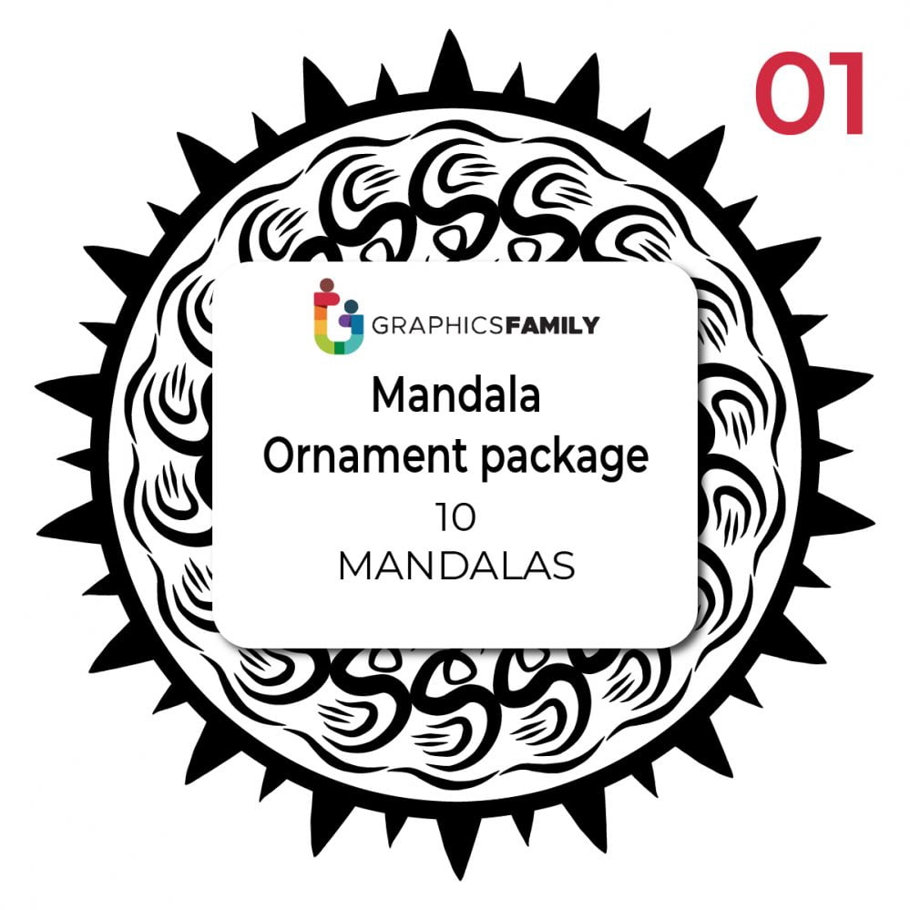 فایل طرح‌های ماندالای دست‌ساز اصیل - Original Hand Drawn Mandala Designs