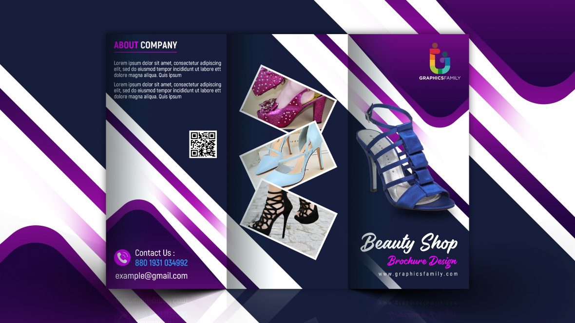 فایل طراحی بروشور سه لت بازاریابی قابل ویرایش در فتوشاپ - Photoshop Editable Marketing Trifold Brochure Design
