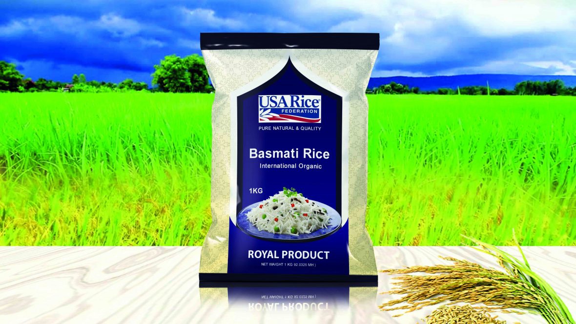 فایل الگوی طراحی بسته بندی برنج فتوشاپ - Photoshop Rice Packaging Design Template