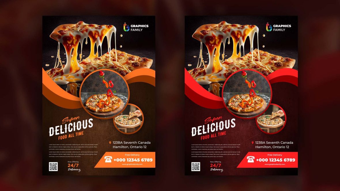 فایل منبع PSD طرح‌های اشتهاآور پیتزا پرفکت - Pizza Perfection PSD Source for Mouthwatering Designs