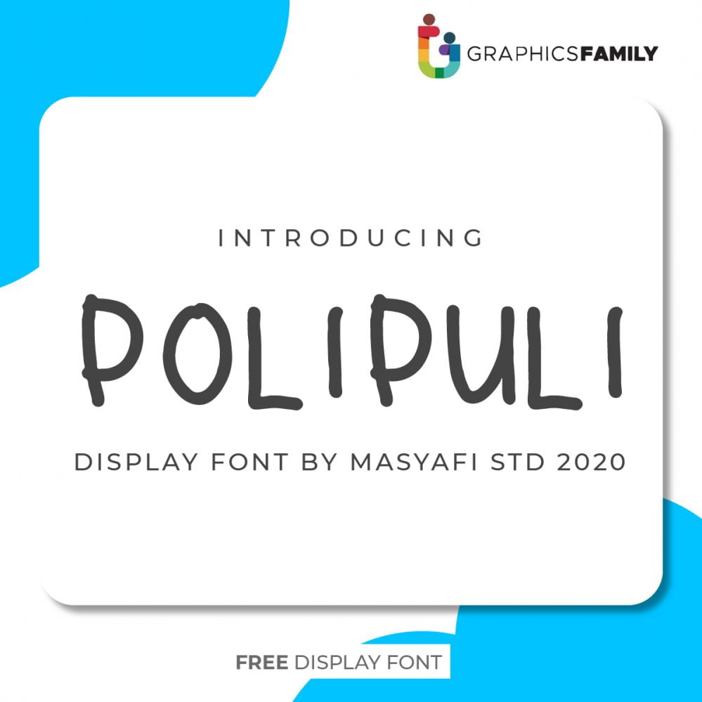 فایل فونت Polipuli - Polipuli Font