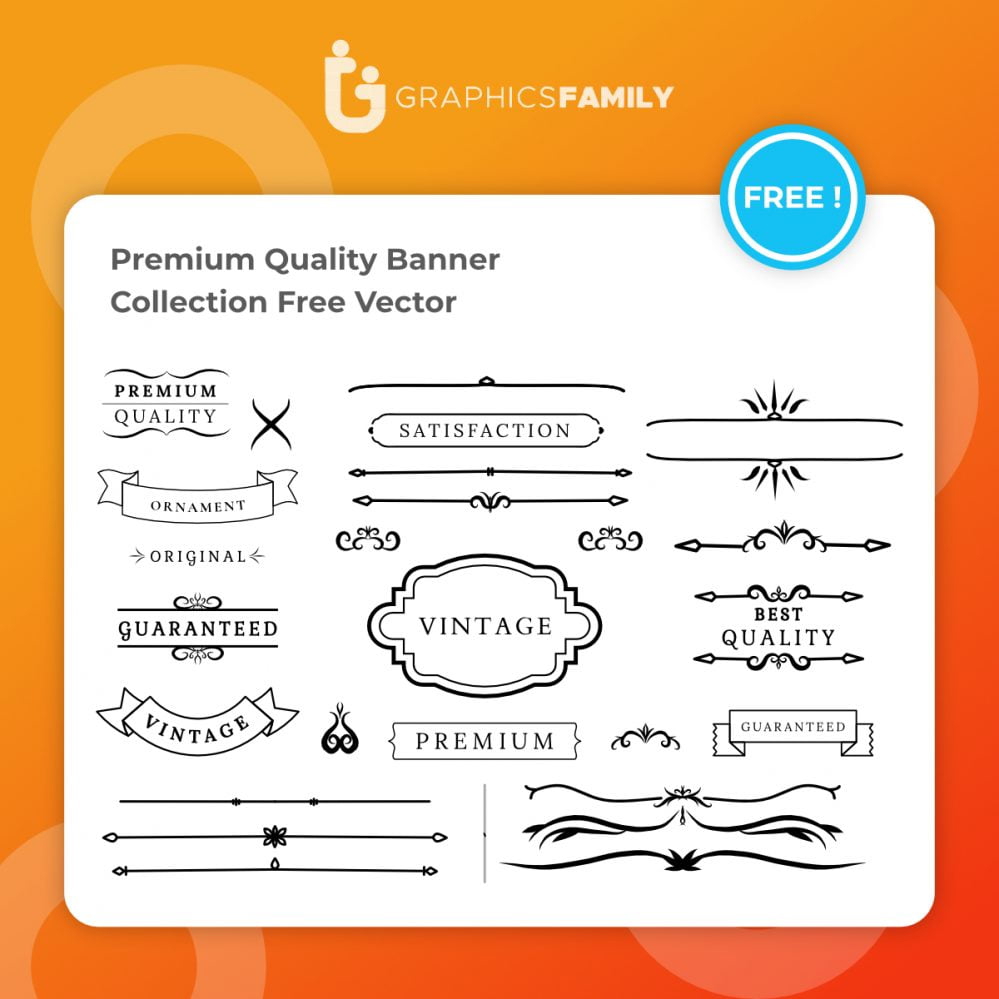 فایل وکتور مجموعه بنر با کیفیت عالی - Premium Quality Banner Collection Vector
