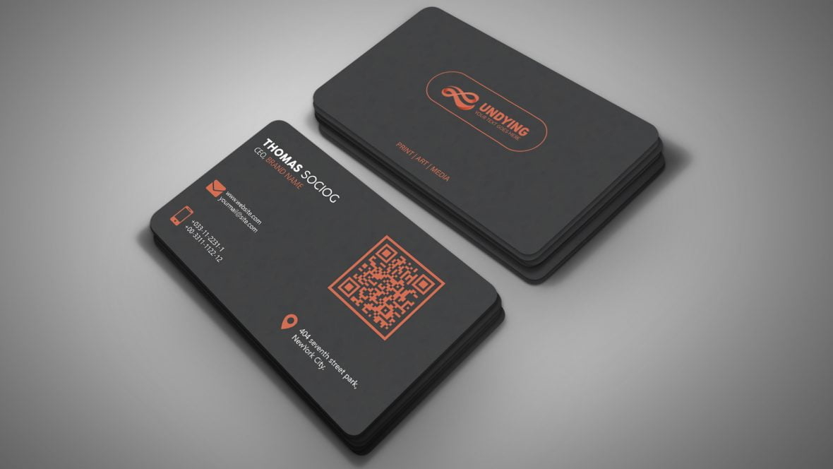 فایل طراحی کارت ویزیت مدیرعامل رسانه چاپ - Print Media CEO Business Card Design