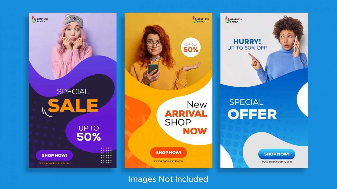 فایل قالب استوری اینستاگرام فروش محصول - Product Sale Instagram Story Template