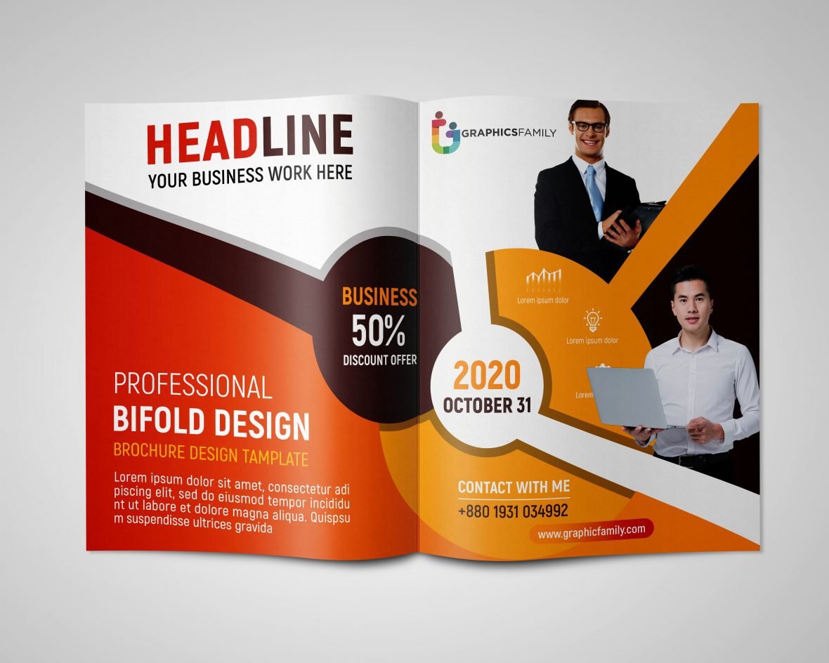 فایل طراحی بروشور حرفه ای در فتوشاپ - Professional Brochure Design in Photoshop