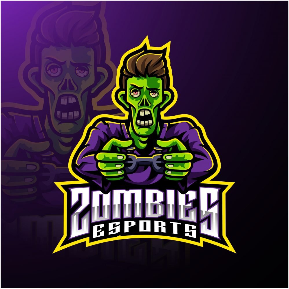 فایل لوگوی ورزش‌های الکترونیکی قبیله زامبی‌ها - Zombies Clan Esports Mascot Logo