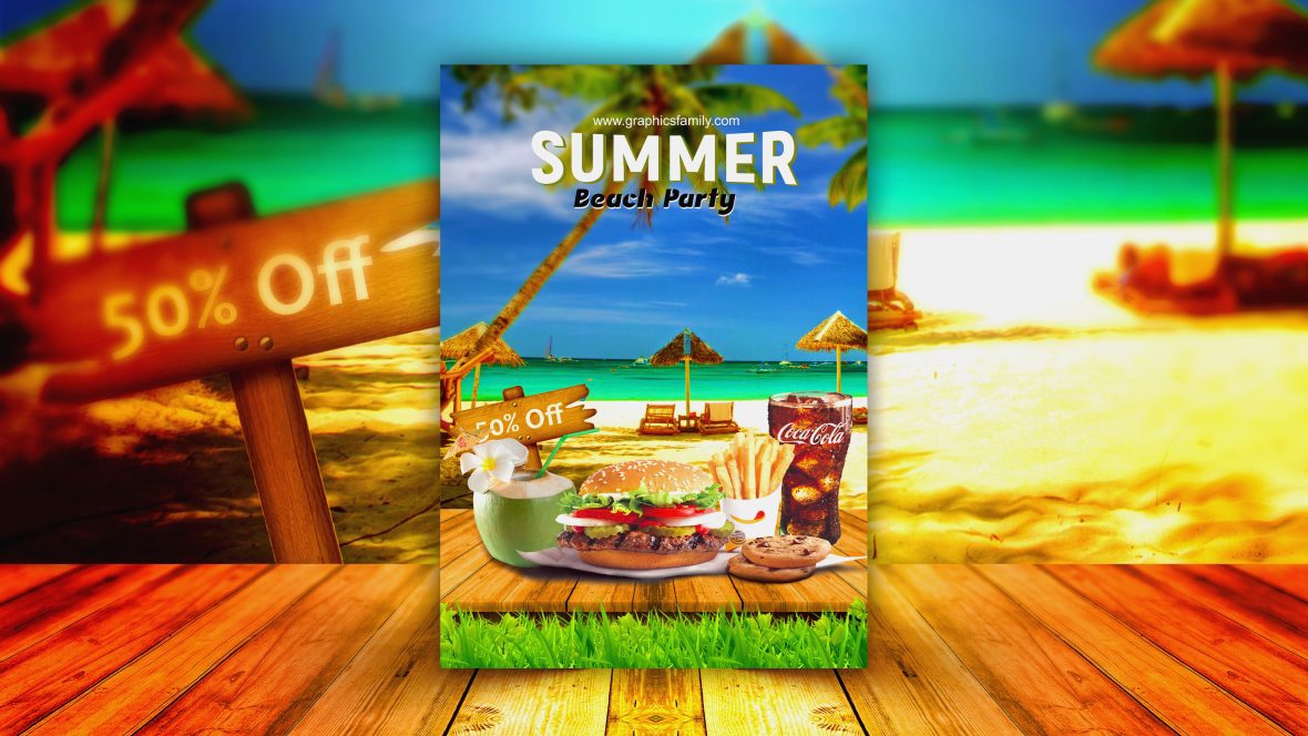 فایل طراحی بروشور تبلیغاتی رستوران برگر حرفه ای - Professional Burger Restaurant Advertising Flyer Design