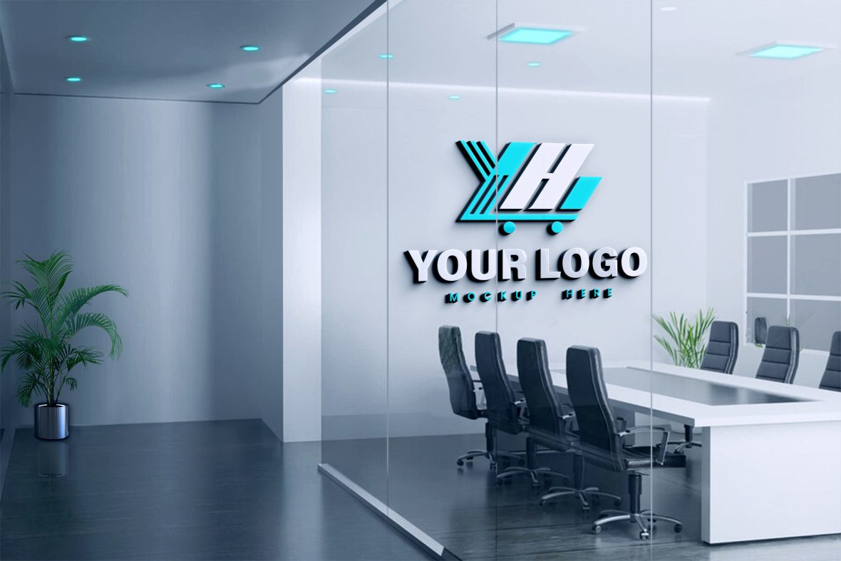 فایل موکاپ لوگو اداری حرفه ای - Professional Office Logo Mockup