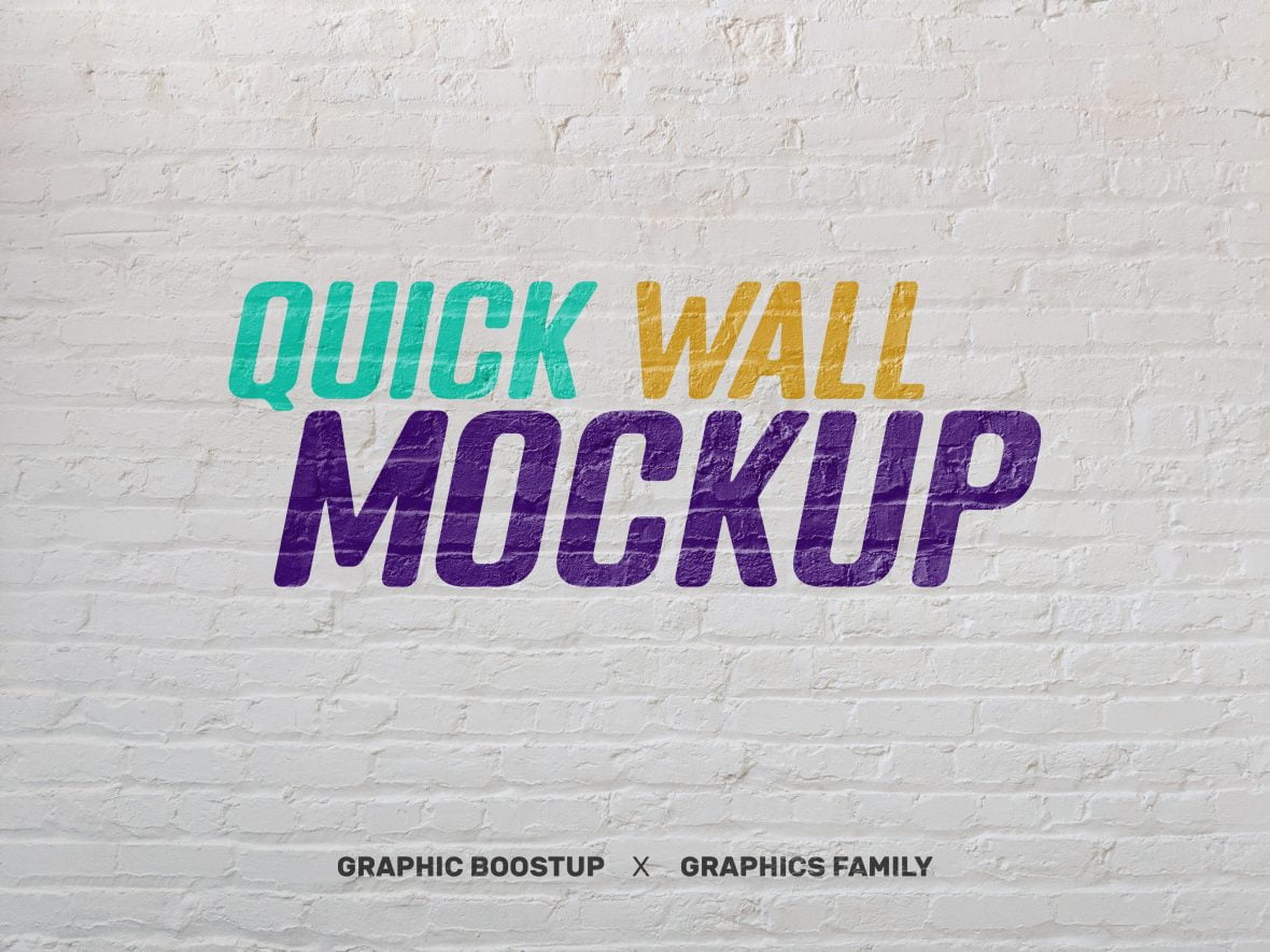 فایل ماکت سریع دیوار - Quick Wall Mockup