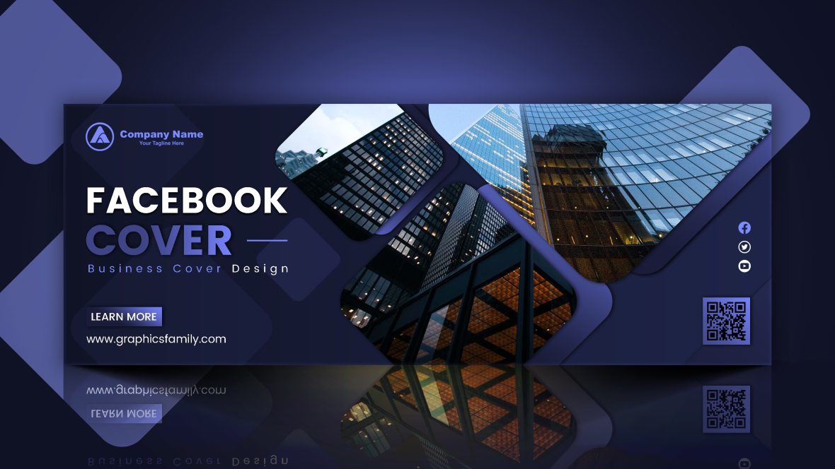 فایل الگوی طراحی جلد فیسبوک کسب و کار املاک و مستغلات - Real Estate Business Facebook Cover Design Template