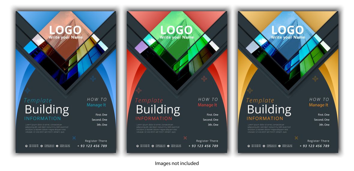 فایل الگوی بروشور املاک و مستغلات - Real Estate Flyer Template