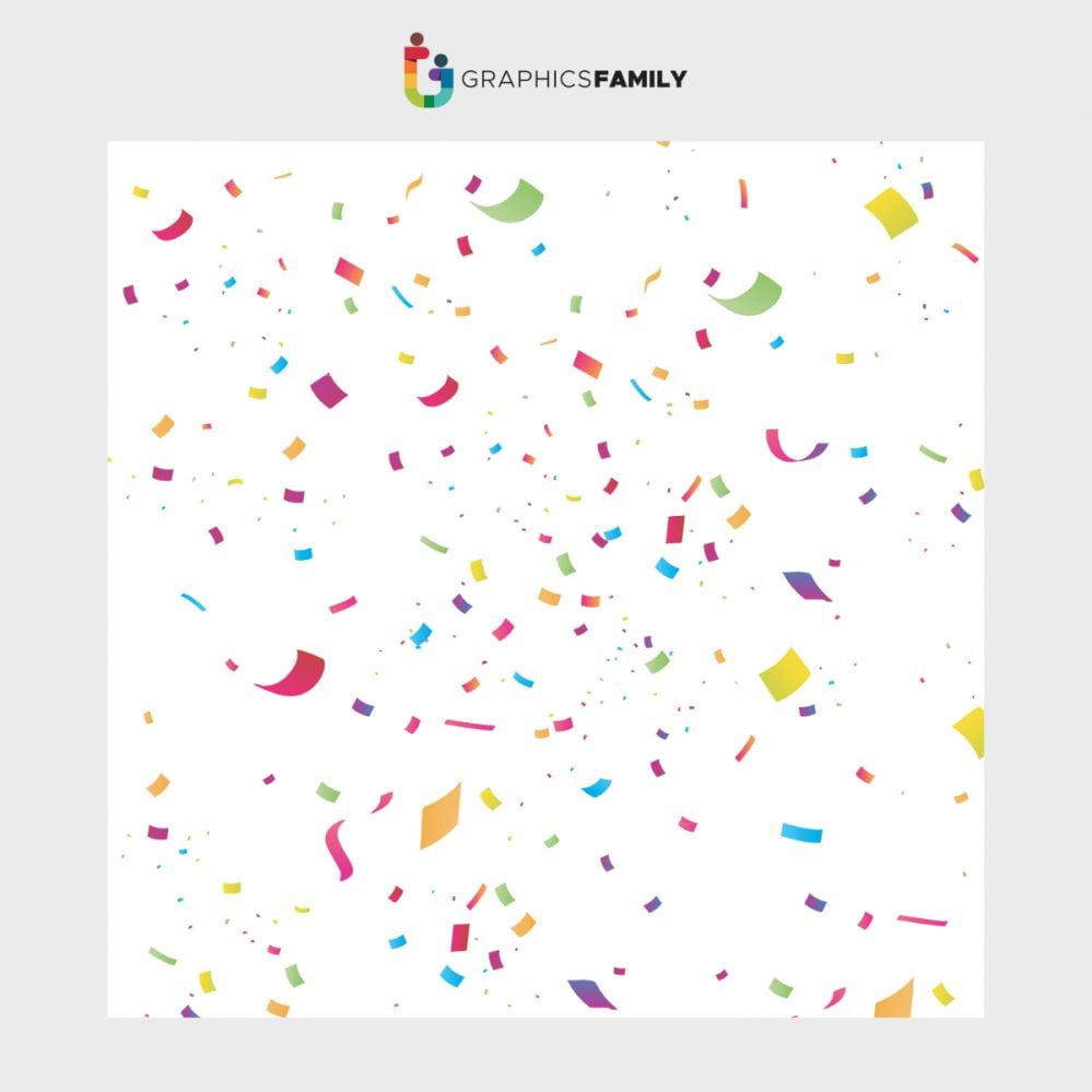 فایل پس زمینه رنگارنگ و واقع گرایانه از پولک های رنگی - Realistic colorful confetti background